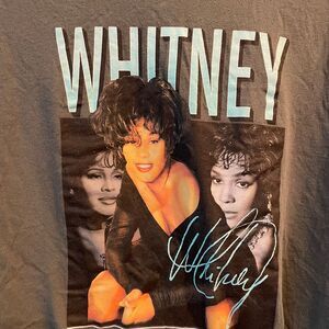 OLD NAVY Whitney‎ Houston Cropped T-Shirt Gray Size XXL